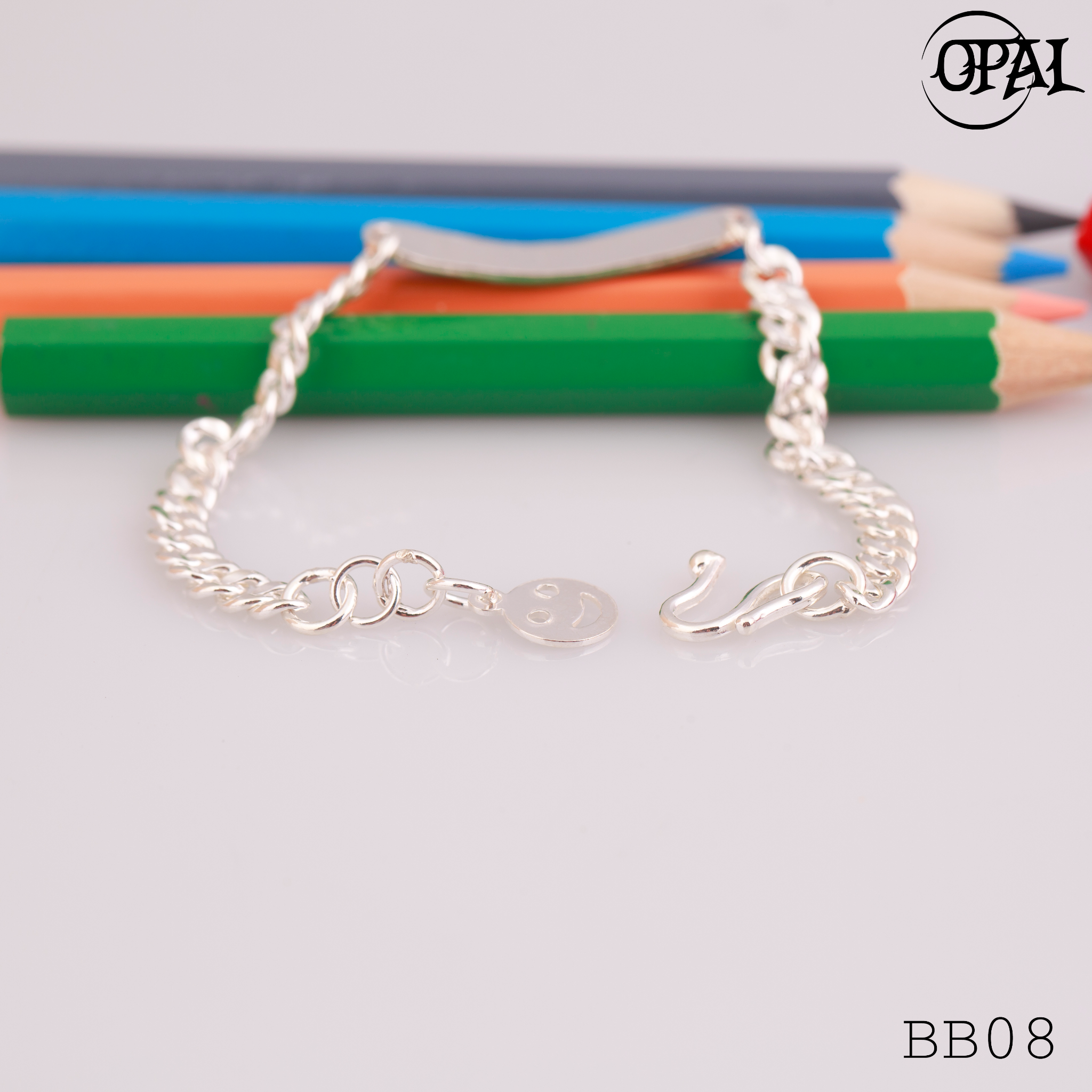  BB08 - Lắc tay bạc cho bé Opal 