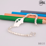  BB01-10 - Lắc tay bạc cho bé Opal 