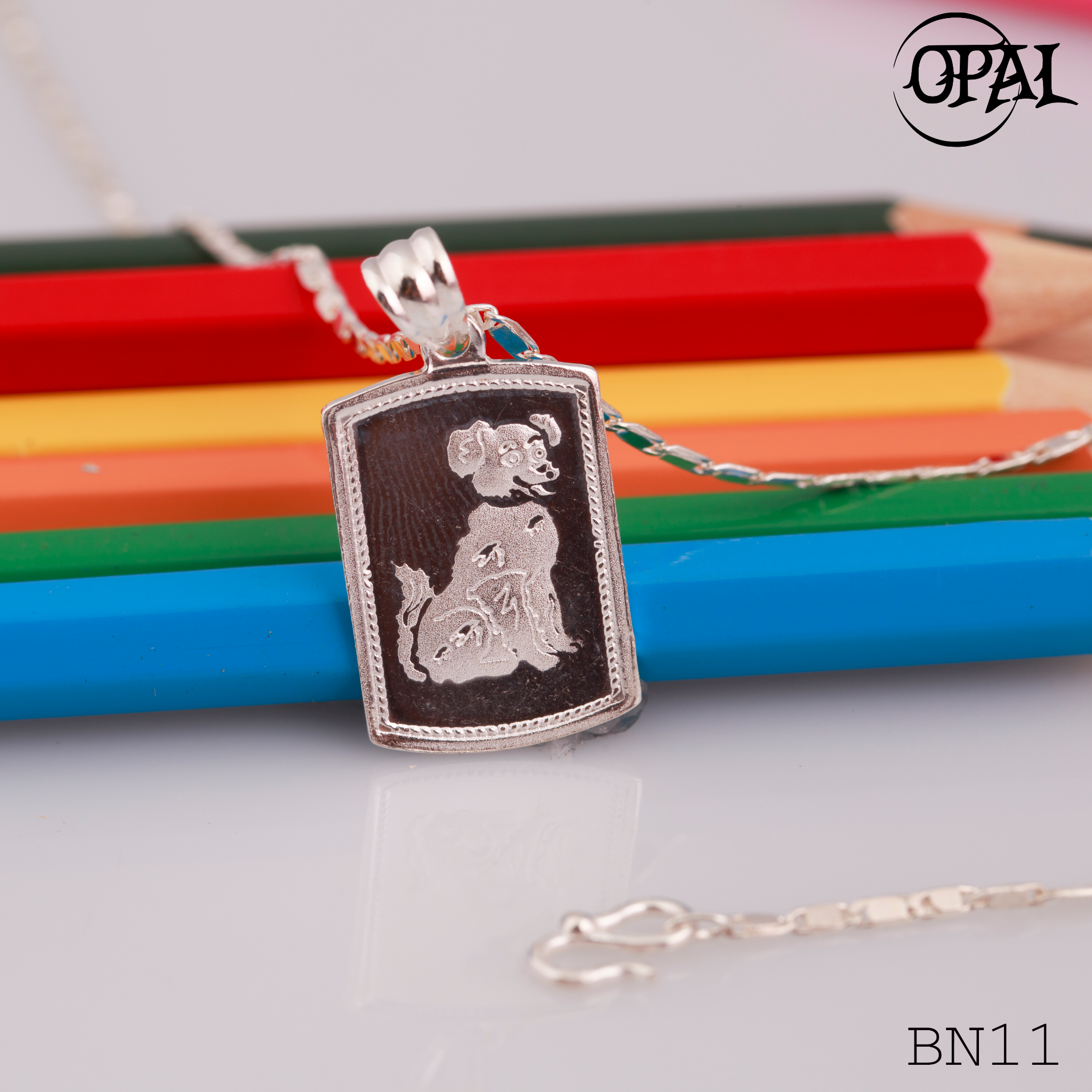  BN11- Dây chuyền bạc dành cho bé Opal 