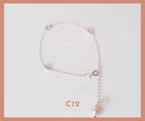  Lắc tay bạc đính ngọc trai phong cách trẻ trung giá ưu đại từ thương hiệu Opal 