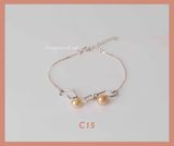  Lắc tay bạc đính ngọc trai phong cách trẻ trung giá ưu đại từ thương hiệu Opal 