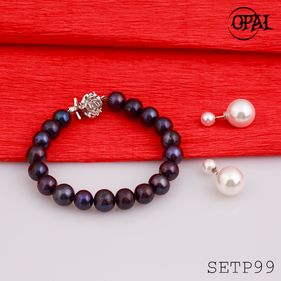 SETP99-Bộ trang sức ngọc trai OPAL 