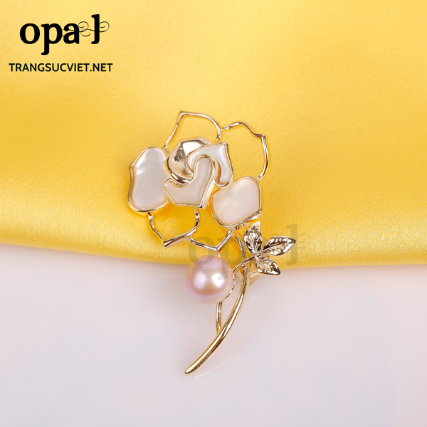  Cài áo Hoa Hồng thương hiệu OPAL 