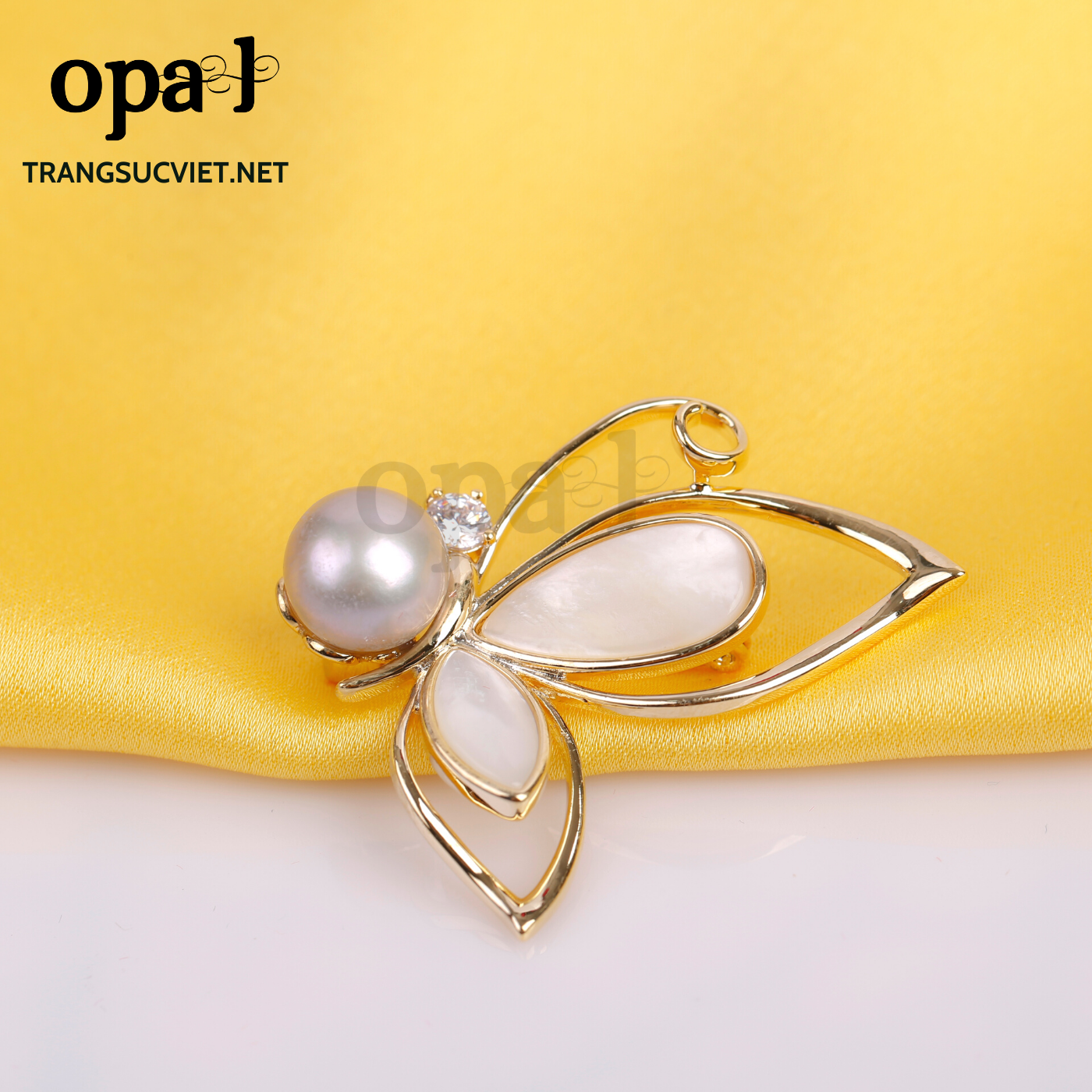  Cài áo cánh bướm thương hiệu OPAL 