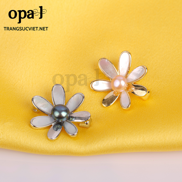  Cài áo bông hoa thương hiệu OPAL 