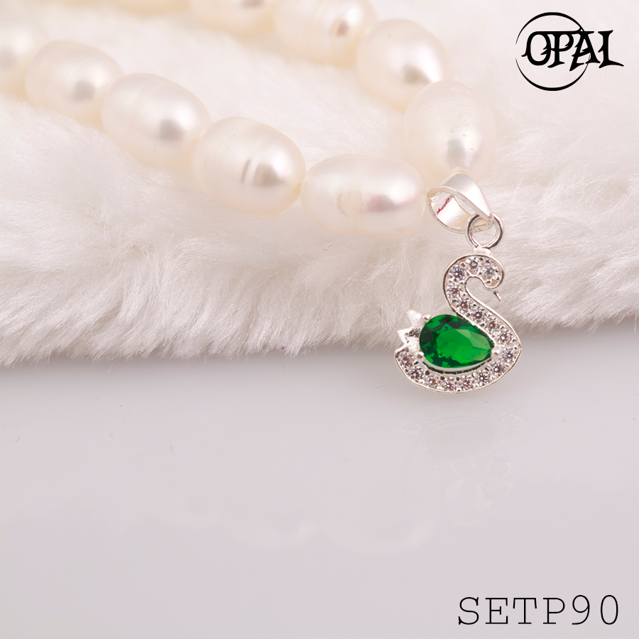  SETP90-Bộ trang sức ngọc trai OPAL 