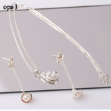  Bộ dây chuyền và hoa tai ngọc trai thương hiệu Opal HT2 