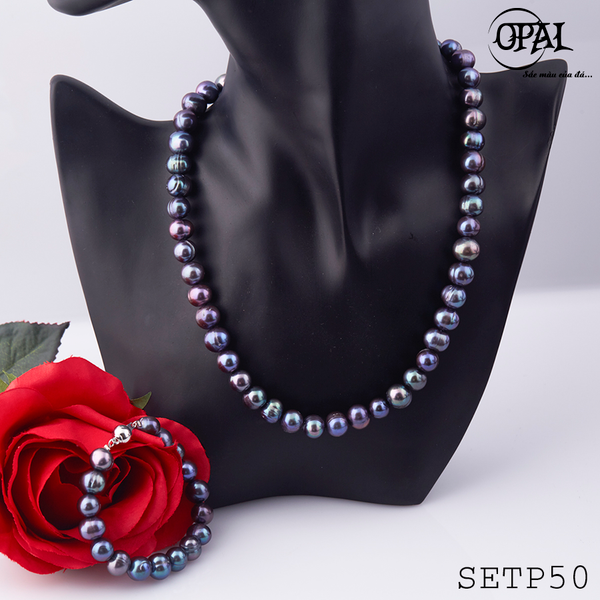  SETP50- Bộ trang sức ngọc trai OPAL 