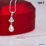  NP012H -Dây chuyền bạc kèm mặt ngọc trai OPAL 