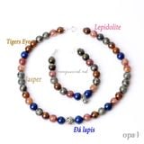  Vòng cổ và vòng tay đá handmade, các loại đá thiên nhiên 
