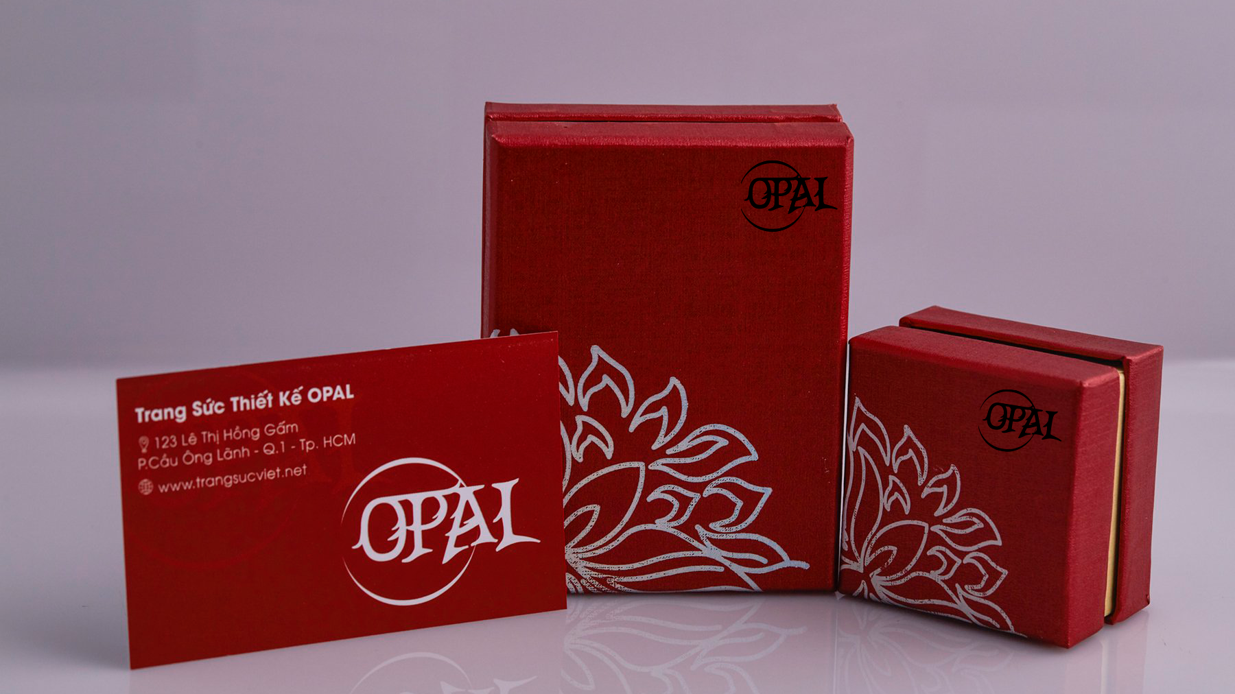  RE02 - Hoa tai bạc đính đá ross OPAL 