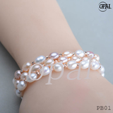  PB01 -Chuỗi vòng tay ngọc trai OPAL 