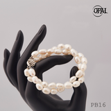  PB16 - Chuỗi vòng tay ngọc trai OPAL 