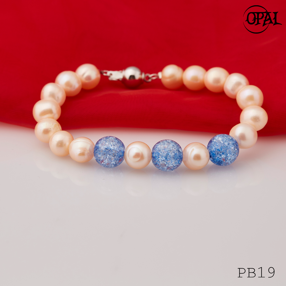  PB19 - Chuỗi vòng tay ngọc trai OPAL 