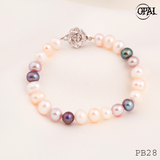  PB28 - Chuỗi vòng tay ngọc trai OPAL 