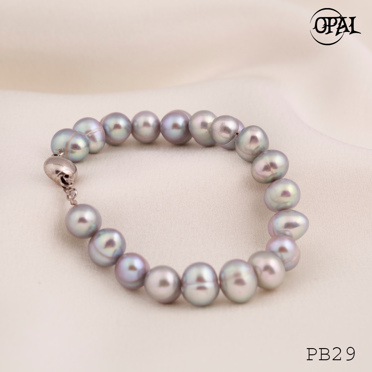  PB29 - Chuỗi vòng tay ngọc trai OPAL 