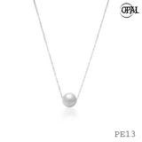  PP13-Dây chuyền bạc liền mặt Ngọc Trai OPAL 