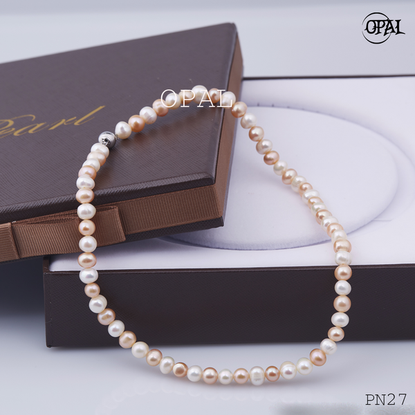  PN27- Chuỗi vòng cổ ngọc trai  OPAL 