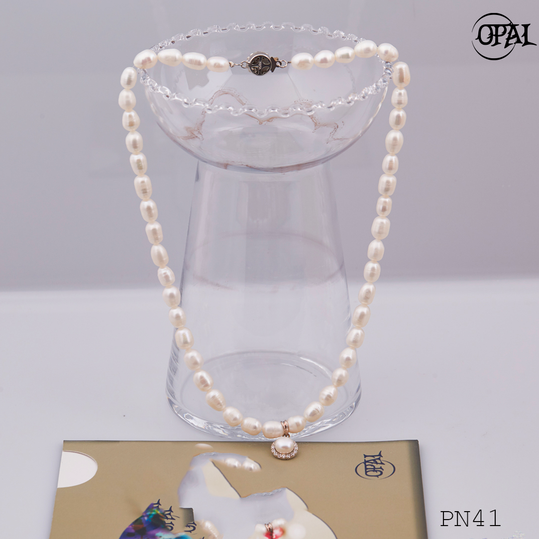  PN41- Chuỗi vòng cổ ngọc trai OPAL 