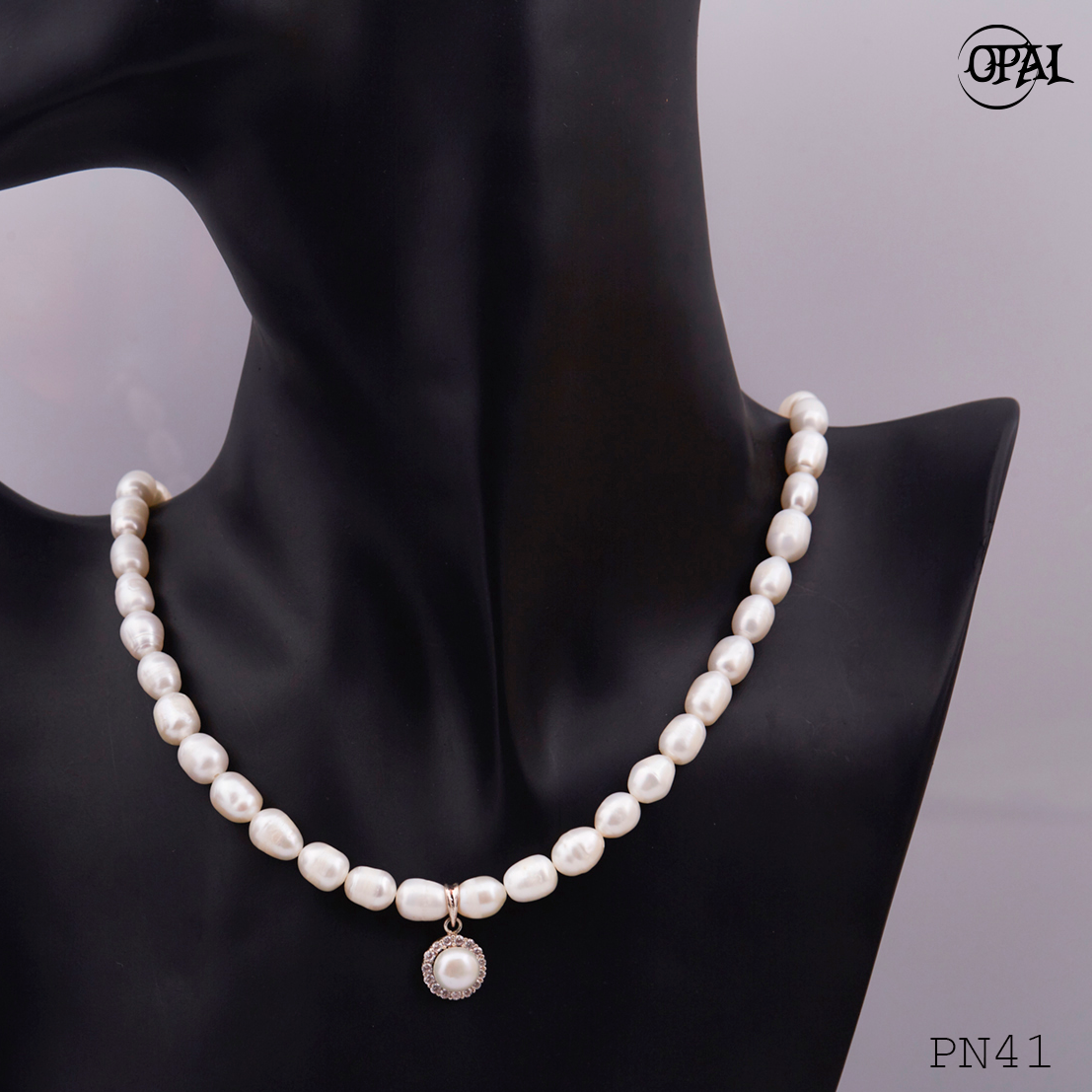  PN41- Chuỗi vòng cổ ngọc trai OPAL 