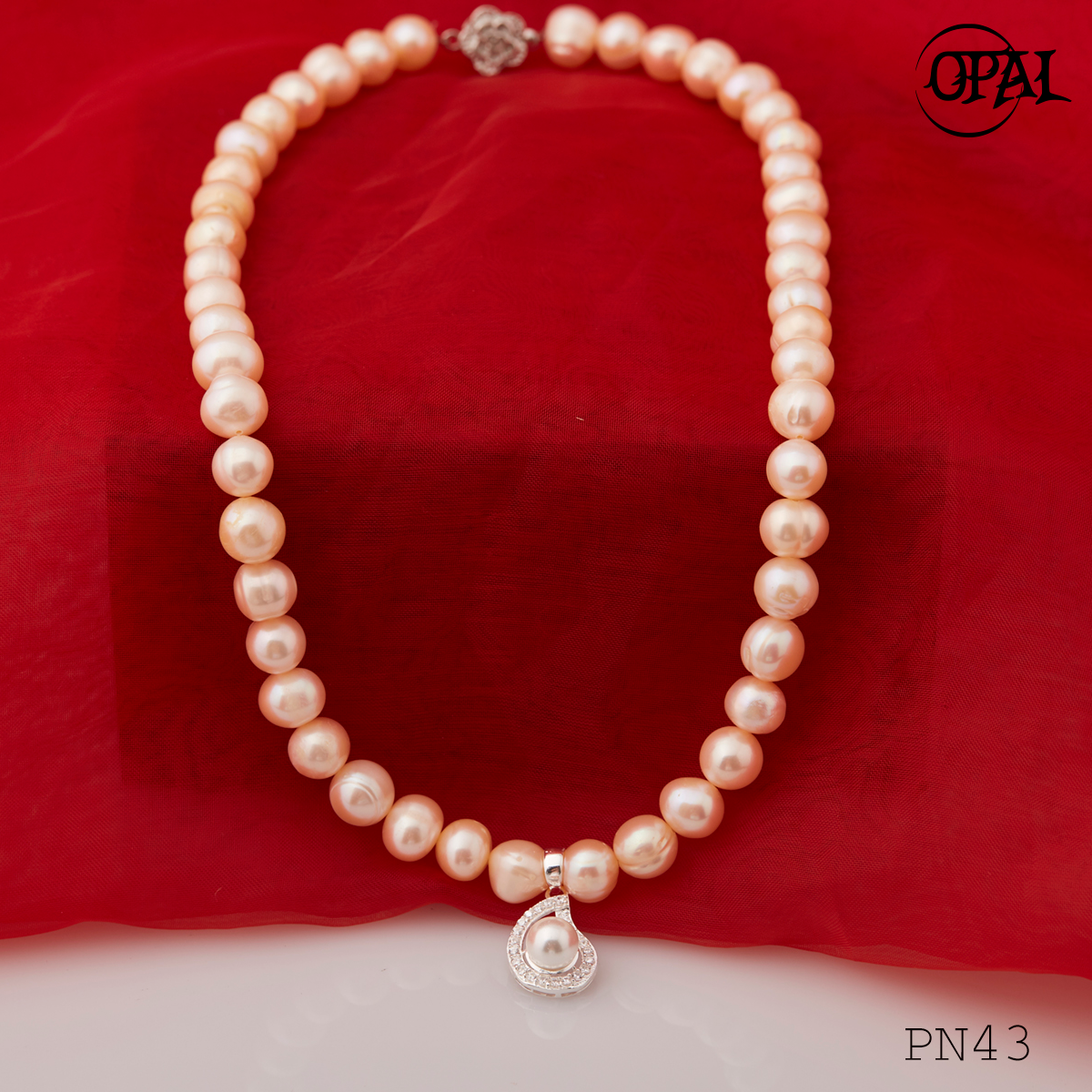  PN43- Chuỗi vòng cổ ngọc trai OPAL 