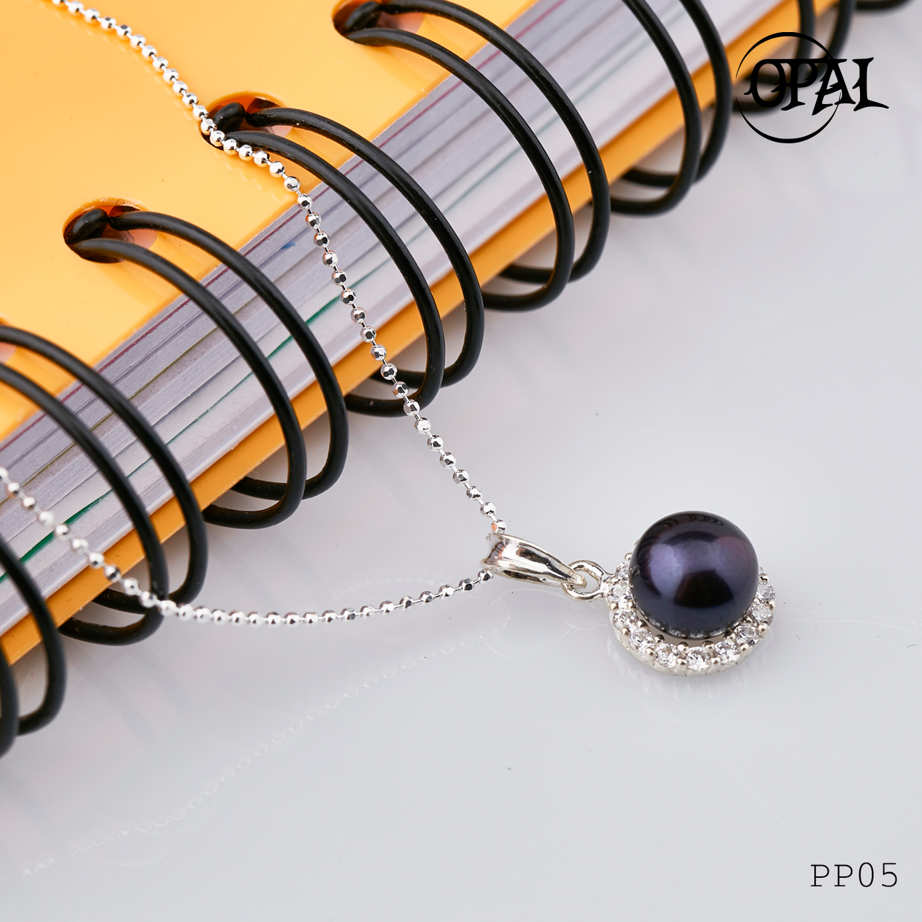  PP05 - Dây chuyền bạc kèm mặt Ngọc Trai OPAL 
