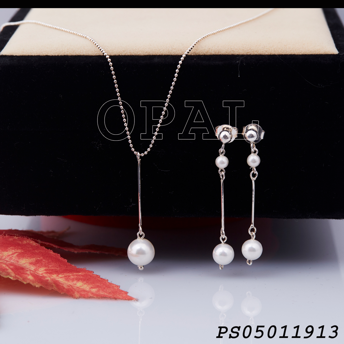  PS05011913. - Bộ trang sức ngọc trai tự nhiên OPAL 