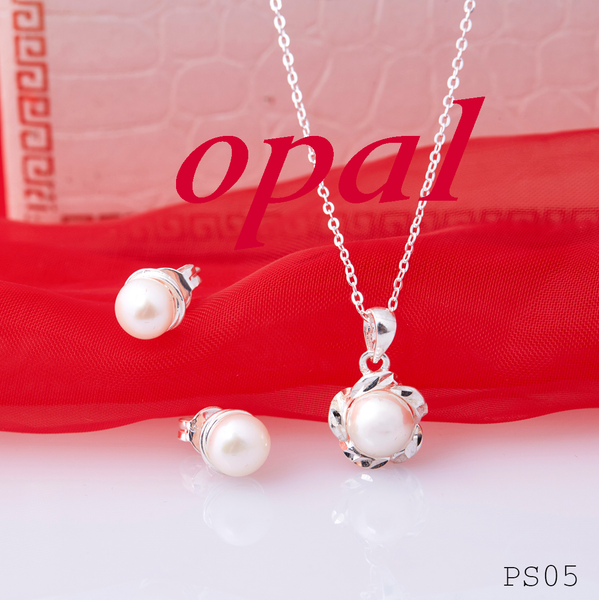  PS05 - Bộ trang sức ngọc trai  OPAL 