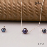  PS31- Bộ trang sức bạc đính ngọc trai OPAL 
