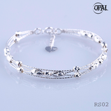  RS02 - Bộ trang sức bạc đính đá ross OPAL 