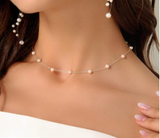  Bộ dây chuyền và vòng tay bạc đính Ngọc trai phong cách trẻ trung thương hiệu Opal 