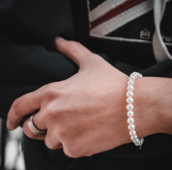  Vòng tay ngọc trai nam phong cách nam tính , lịch lãm , trẻ trung ấn tượng thương hiệu Opal 