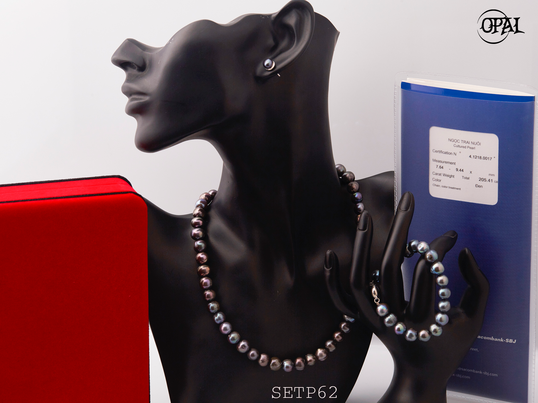  SETP62-Bộ trang sức ngọc trai OPAL 