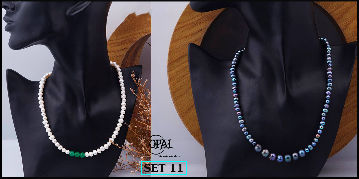  SET11- Bộ trang sức ngọc trai OPAL 