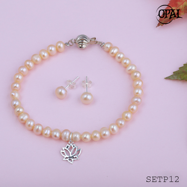  SETP12 - Bộ trang sức Ngọc Trai OPAL 