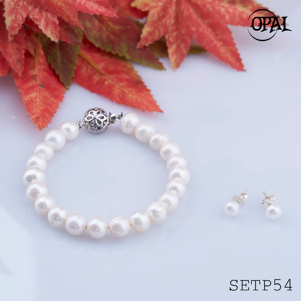  SETP54 - Bộ trang sức ngọc trai OPAL 