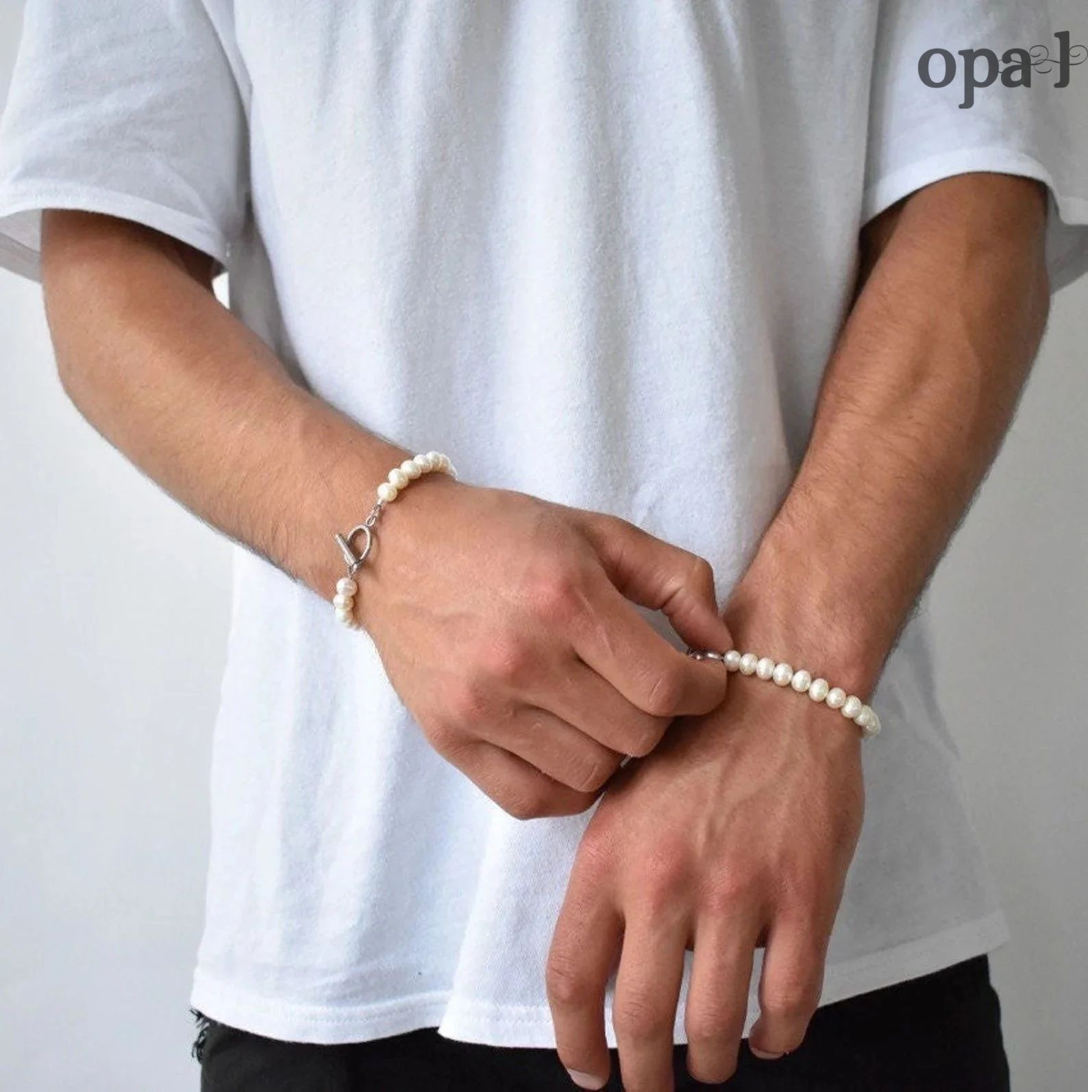  Vòng tay ngọc trai Unisex, vẻ đẹp không giới hạn 