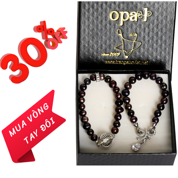  Bộ sưu tập Vòng Tay Song Hành – Gắn Kết Dịu Êm , ngọc trai ánh nâu thương hiệu Opal 