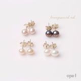  Hoa tai nụ ngọc trai tự nhiên phong cách truyền thống trẻ trung thương hiệu Opal 