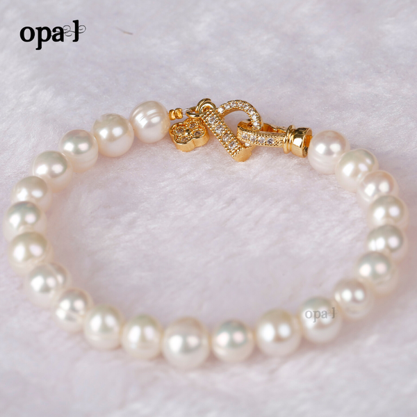  Chuỗi vòng tay Ngọc Trai Opal 