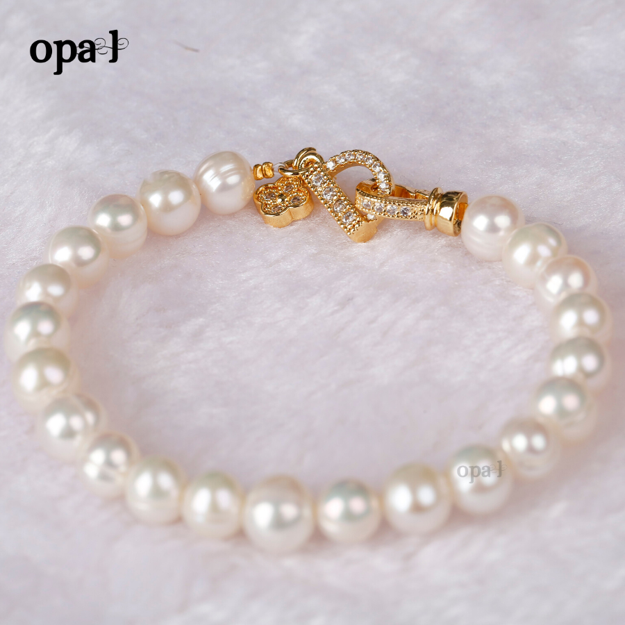  Chuỗi vòng tay Ngọc Trai Opal 