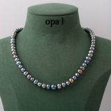  VÒNG CỔ NGỌC TRAI ĐEN THƯƠNG HIỆU OPAL HT2 