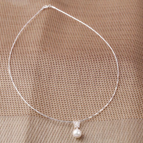  KIỀNG CỔ BẠC , NGỌC TRAI THIẾT KẾ PHONG CÁCH TRẺ TRUNG THƯƠNG HIỆU OPAL 