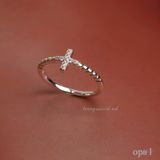  Bộ sưu tập nhẫn bạc phong cách trẻ trung. 