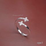  Bộ sưu tập nhẫn bạc phong cách trẻ trung. 