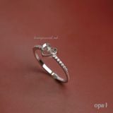  Bộ sưu tập nhẫn bạc phong cách trẻ trung. 