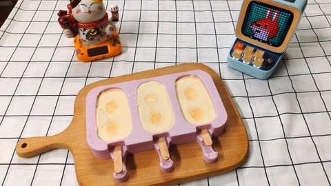 Cách làm kem cây trứng muối thơm béo, mặn ngọt lạ miệng ăn là ghiền