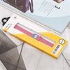 Dây da đồng hồ size 14mm Hồng Đậm L007-02-14