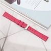 Dây da đồng hồ size 14mm Hồng Đậm L007-02-14
