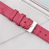 Dây da đồng hồ size 14mm Hồng Đậm L007-02-14